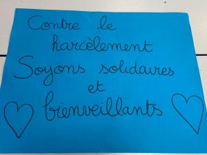 Journée contre le harcèlement à l'école